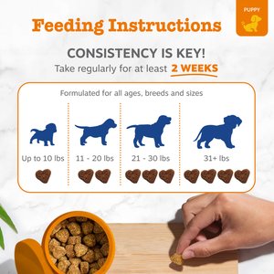Zesty Paws Puppy 8-in-1 Chicken Flavor Soft Chews Multivitamin Supplement for Dogs, 90 count