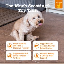 Zesty Paws Scoot Away Bites Chicken Flavored Soft Chews Digestive Supplement for Dogs, 90 count slide 2 of 9