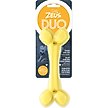 Show in main carousel: Zeus Duo Bone Dog Toy, 7-in, Yellow slide 1 of 5