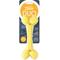Show in main carousel: Zeus Duo Bone Dog Toy, 7-in, Yellow slide 1 of 5