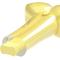 Show in main carousel: Zeus Duo Bone Dog Toy, 7-in, Yellow slide 2 of 5