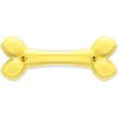 Show in main carousel: Zeus Duo Bone Dog Toy, 7-in, Yellow slide 5 of 5
