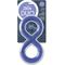 Show in main carousel: Zeus Duo Figure-8 Tug Dog Toy, 8-in, Purple slide 1 of 5