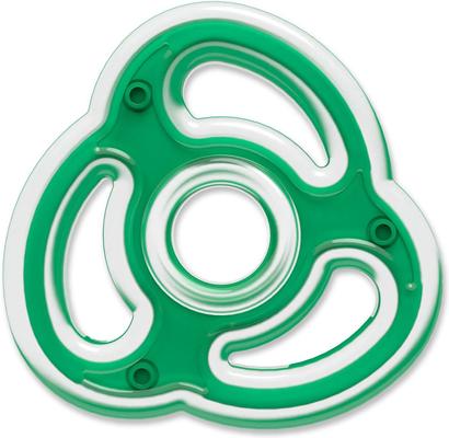 Show full view: Zeus Duo Ninja Star Dog Toy, 5-in, Green slide 5 of 5