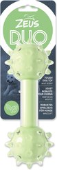 Zeus Duo Spike Dumbbell Dog Toy, 7-in, Green