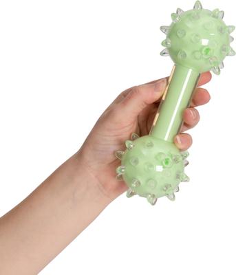 Show full view: Zeus Duo Spike Dumbbell Dog Toy, 7-in, Green slide 4 of 5