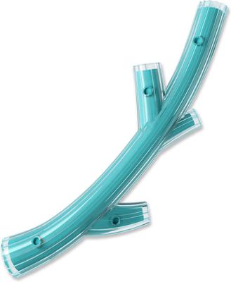 Show full view: Zeus Duo Stick Dog Toy, Turquoise, 9-in slide 2 of 6