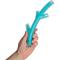 Show in main carousel: Zeus Duo Stick Dog Toy, Turquoise, 9-in slide 5 of 6
