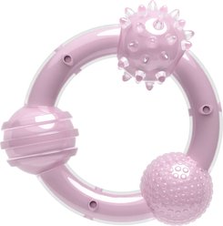 Zeus Duo Tri-Ring Dog Toy, 6-in, Lilac slide 2 of 5
