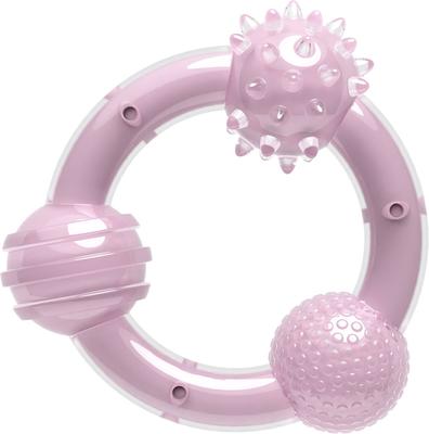 Show full view: Zeus Duo Tri-Ring Dog Toy, 6-in, Lilac slide 2 of 5