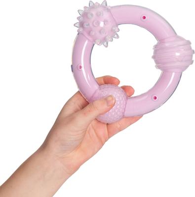 Show full view: Zeus Duo Tri-Ring Dog Toy, 6-in, Lilac slide 4 of 5