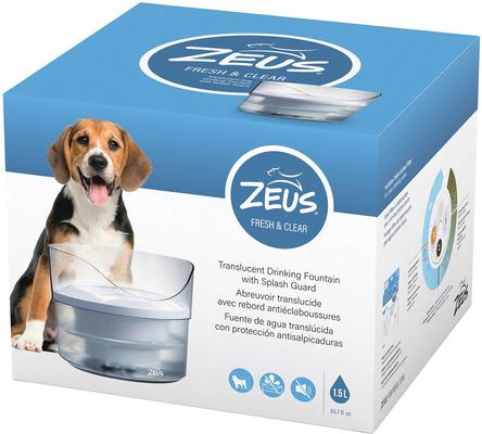 Show full view: Zeus Fresh & Clear Splash Guard Dog Fountain slide 7 of 7