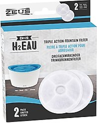 Zeus H2EAU Drinking Fountain Filters, 2 count