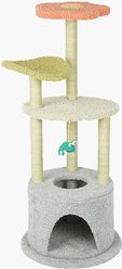 ZEZE Adora Flower 43-in Carpet Cat Tree slide 2 of 8