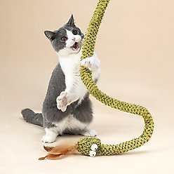 ZEZE Lovely & Delicate Forest Snake Tease Wand Cat Toy