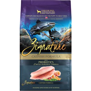 Zignature Catfish Limited Ingredient Formula Dry Dog Food, 25-lb bag