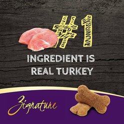 Zignature Crunchy Treats Turkey Formula Dog Treats, 12-oz bag slide 2 of 5