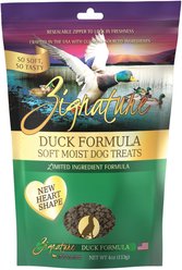 Zignature Duck Flavored Soft Dog Treats, 4-oz bag