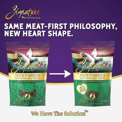 Show full view: Zignature Duck Flavored Soft Dog Treats, 4-oz bag slide 3 of 9