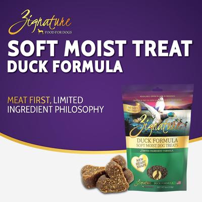 Show full view: Zignature Duck Flavored Soft Dog Treats, 4-oz bag slide 4 of 9