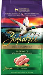 Zignature Duck Limited Ingredient Formula Dry Dog Food, 25-lb bag