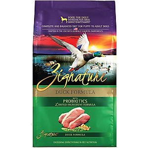 Zignature Duck Limited Ingredient Formula Dry Dog Food, 25-lb bag