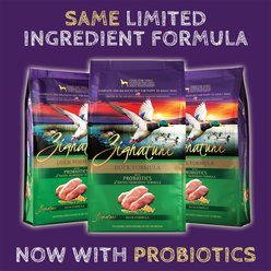 Zignature Duck Limited Ingredient Formula Dry Dog Food, 25-lb bag slide 2 of 9