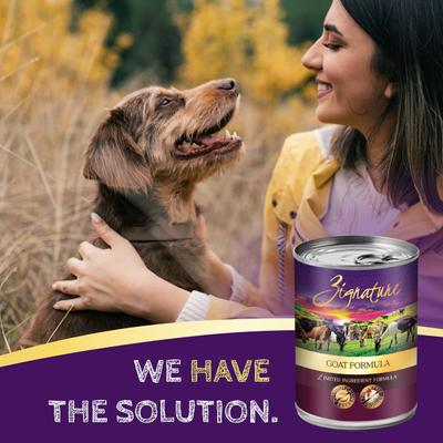 Show full view: Zignature Goat Limited Ingredient Formula Canned Dog Food, 13-oz, case of 12 slide 7 of 11