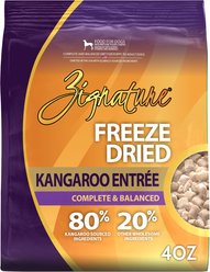 Zignature Kangaroo Entrée Freeze-Dried Dog Food, 4-oz bag