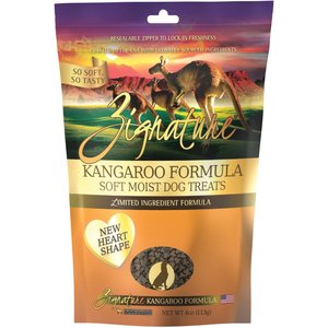 Zignature Kangaroo Flavored Soft Dog Treats, 4-oz bag