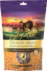 Zignature Crunchy Treats Kangaroo Formula Dog Treats, 12-oz bag