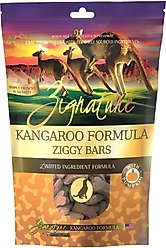 Zignature Kangaroo Formula Ziggy Bars Biscuit Dog Treats, 12-oz bag slide 1 of 6
