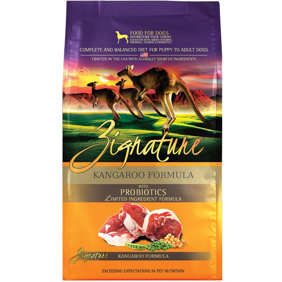 Zignature Kangaroo Limited Ingredient Formula Dry Dog Food, 13.5-lb