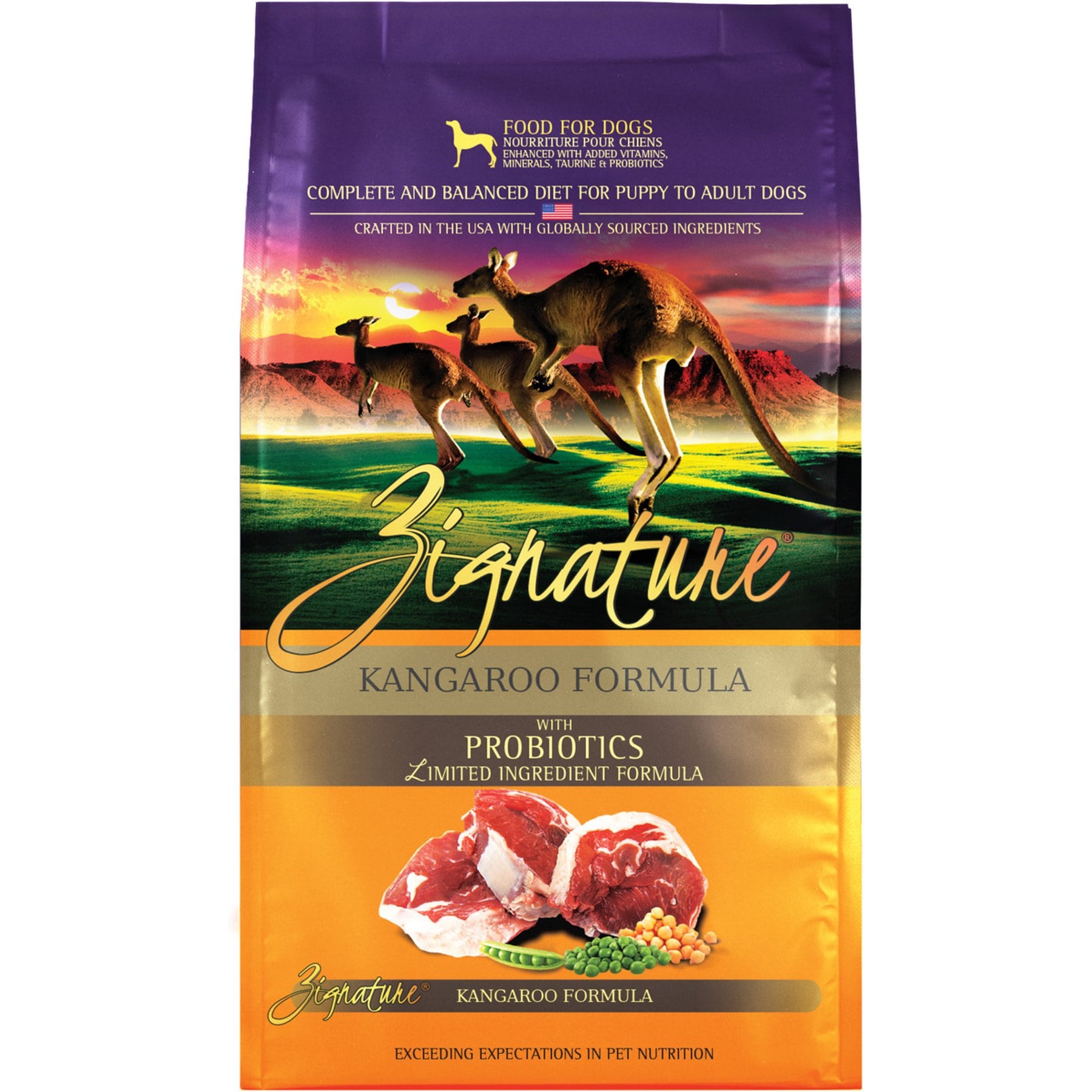 Zignature Kangaroo Limited Ingredient Formula Dry Dog Food, 27-lb bag