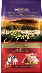 Zignature Lamb Formula Small Bites Dry Dog Food, 12.5-lb bag