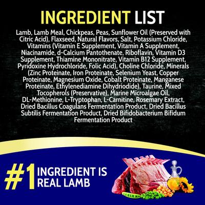 Show full view: Zignature Lamb Formula Small Bites Dry Dog Food, 4-lb bag slide 3 of 11