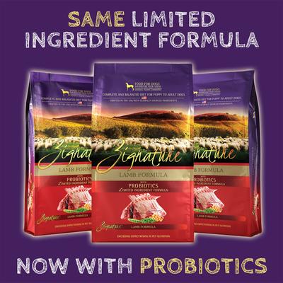 Show full view: Zignature Lamb Limited Ingredient Formula Dry Dog Food, 25-lb bag slide 3 of 11