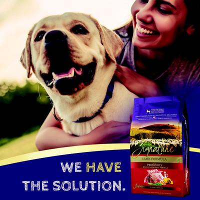 Show full view: Zignature Lamb Limited Ingredient Formula Dry Dog Food, 25-lb bag slide 8 of 11