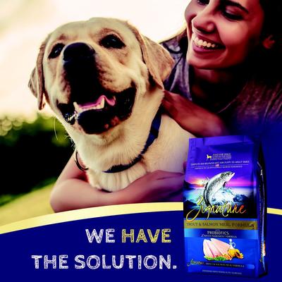 Show full view: Zignature Limited Ingredient Formula Trout & Salmon Meal Dry Dog Food, 25-lb bag slide 8 of 11