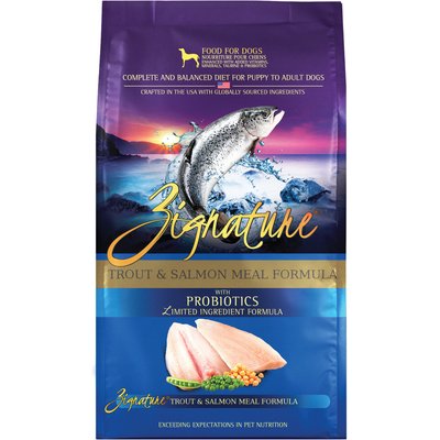 Zignature Zignature Trout & Salmon Limited Ingredient Dry Dog Food, 4-lb bag