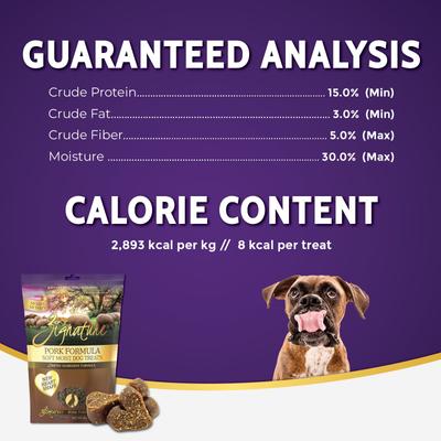 Show full view: Zignature Pork Flavored Soft Dog Treats, 4-oz bag slide 7 of 8