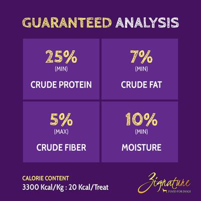 Show full view: Zignature Pork Formula Ziggy Bars Biscuit Dog Treats, 12-oz bag slide 4 of 8