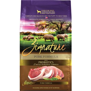 Zignature Pork Limited Ingredient Formula Dry Dog Food, 12.5-lb bag