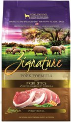 Zignature Pork Limited Ingredient Formula Dry Dog Food, 25-lb bag