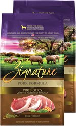 Zignature Pork Limited Ingredient Formula Dry Dog Food, 50-lb bundle