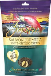 Zignature Salmon Flavored Soft Dog Treats, 4-oz bag