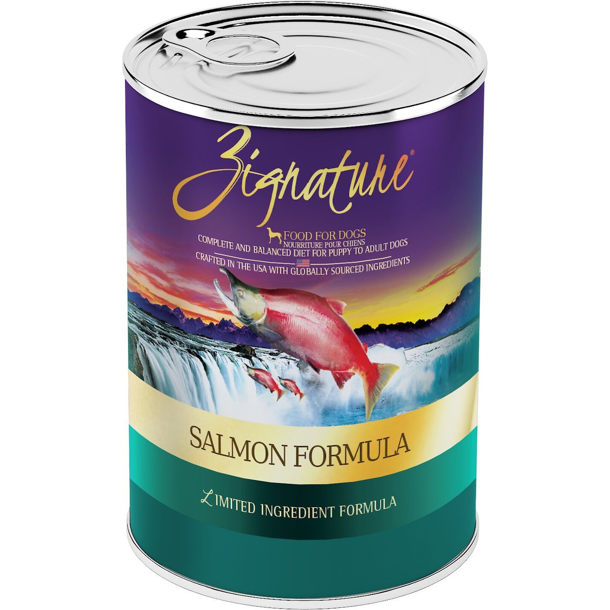 Zignature Salmon Limited Ingredient Canned Dog Food, 13-oz, 12 ct