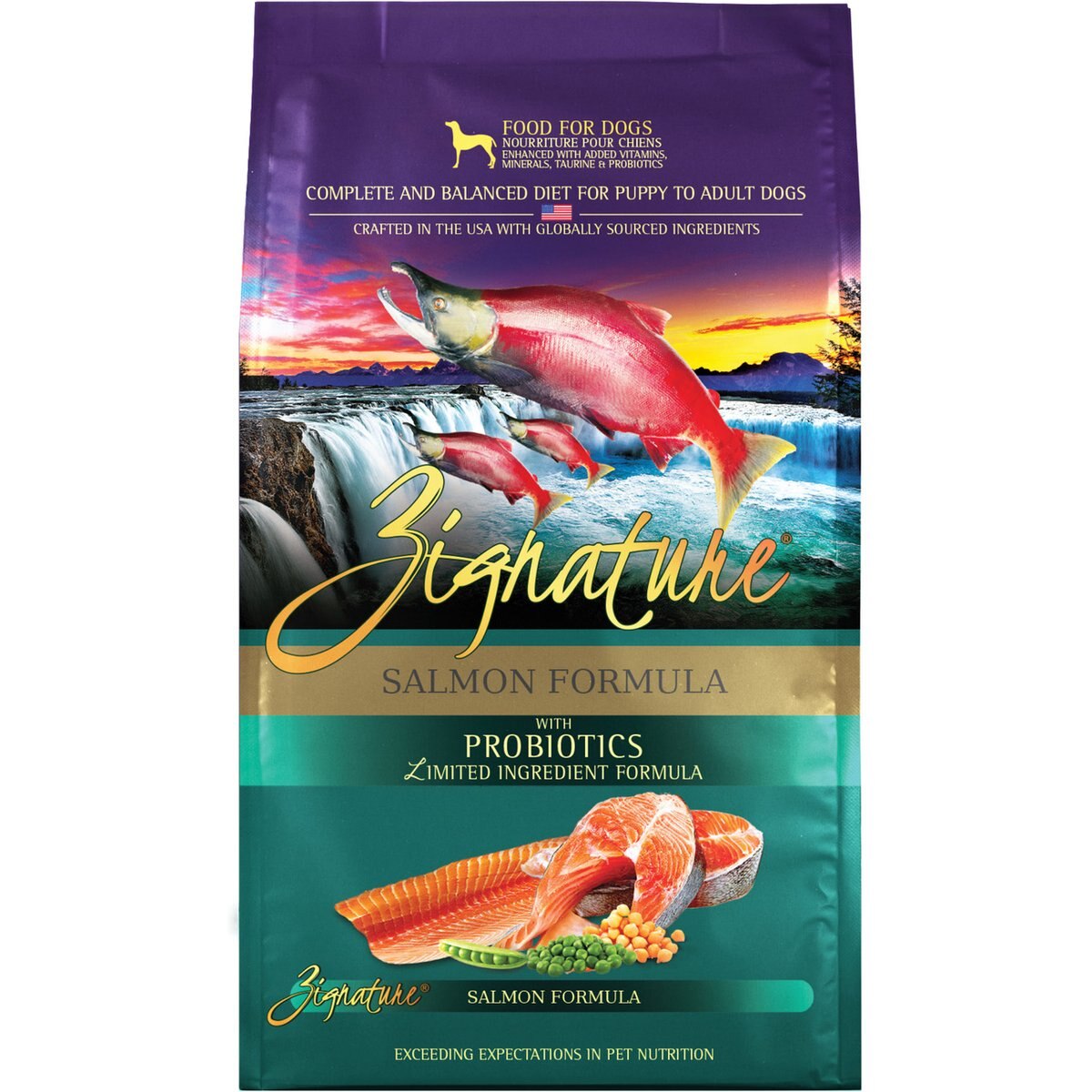 Zignature Salmon Limited Ingredient Formula Dry Dog Food, 27-lb bag