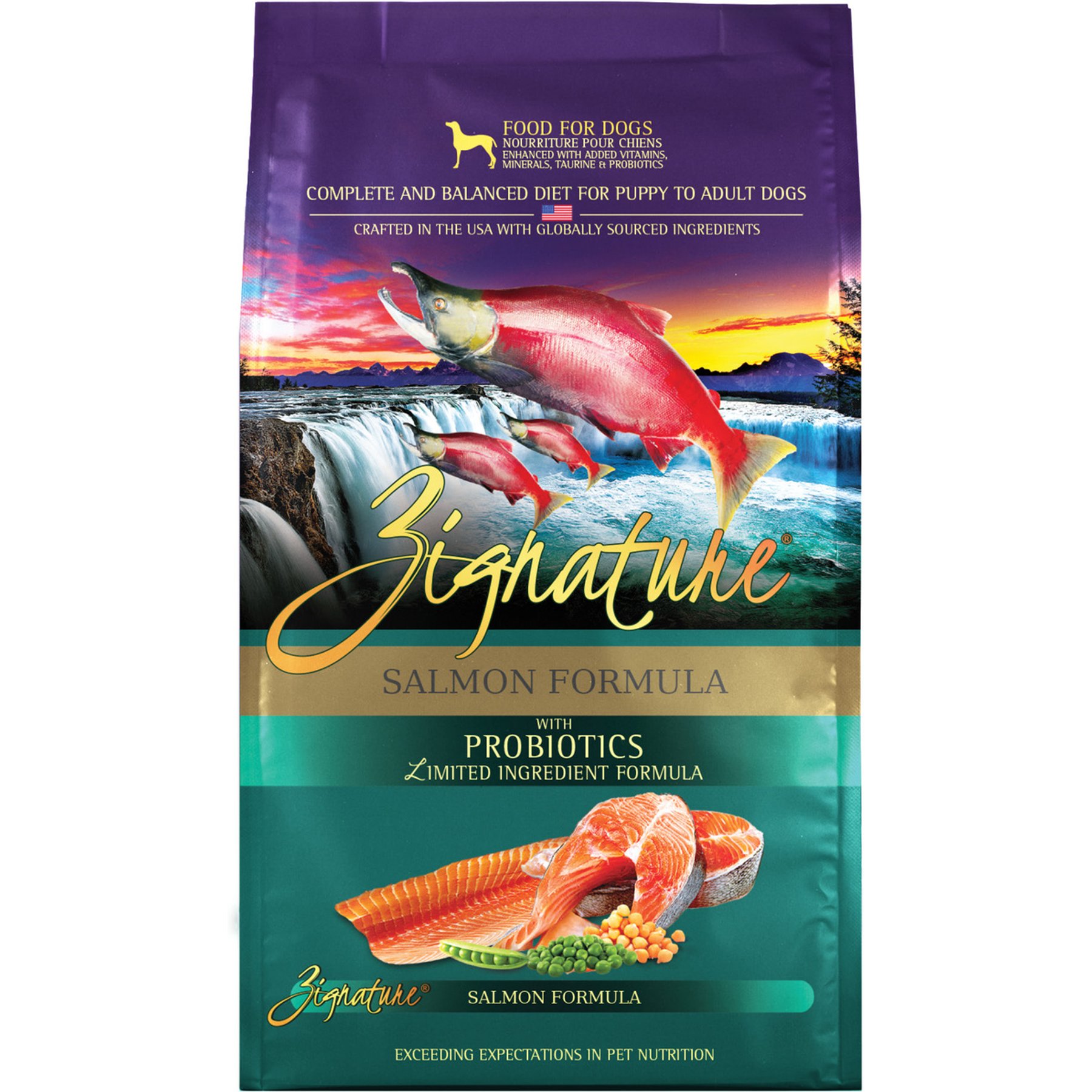 Zignature Salmon Limited Ingredient Formula Dry Dog Food, 27-lb bag