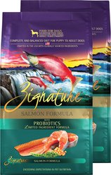 Zignature Salmon Limited Ingredient Formula Dry Dog Food, 50-lb bundle